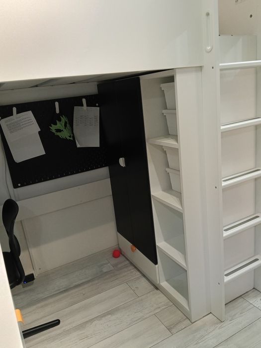 Sprzedam łóżko piętrowe z antresola z Ikea