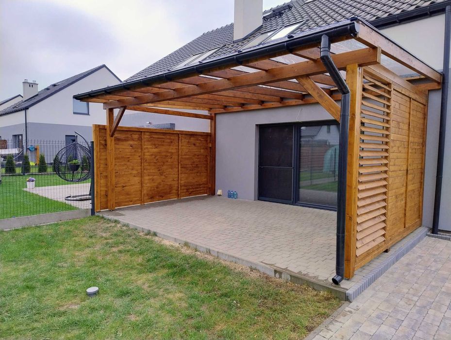 Zadaszenie tarasu, poliwęglan lity, wiata, altana !