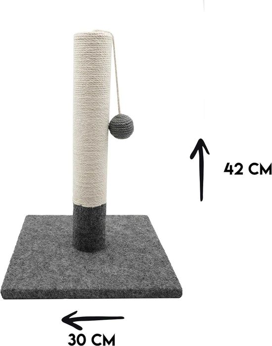 Poste arranhador para gato bola para brincar 30x42cm NOVO ENVIO GRÁTIS