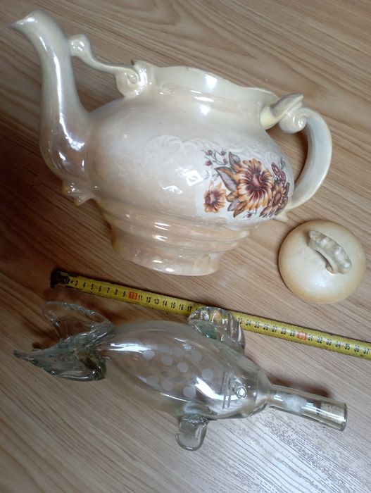 Бутилка пляшка Чайник декор риба