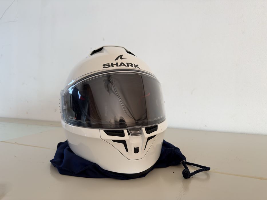 Capacete Shark D-SKWAL 3 BLANK WHITE