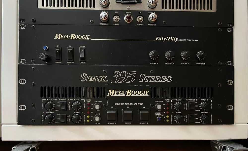 Amplificadores de guitarra a válvulas Mesa Boogie, Fender e Framus