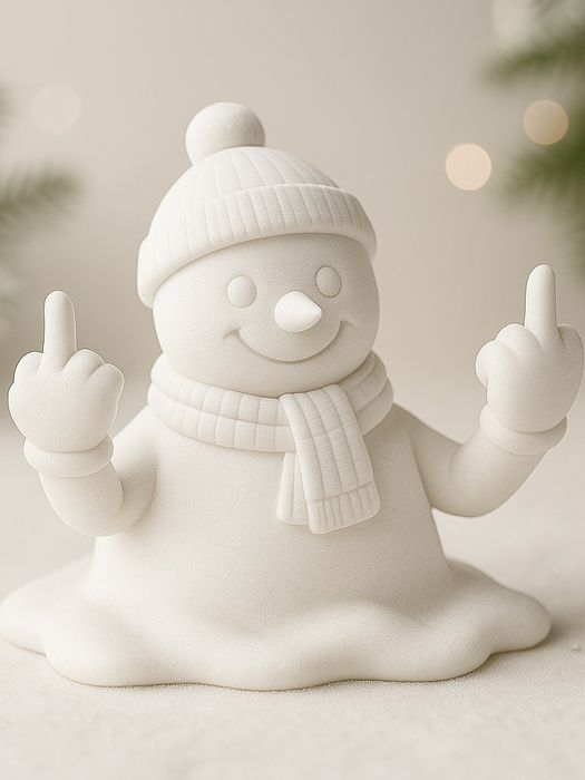 Зимовий сніговик