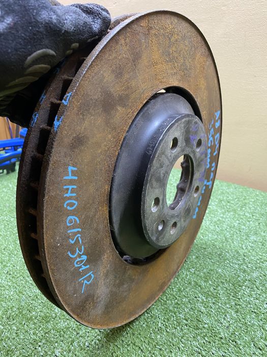 Audi A8 D4 гальмівний диск передній 356мм на 22мм A6 C7 задній 330мм