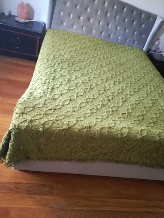 Colcha manta cobertor de verão verde seco Turner brothers