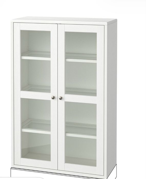 Armário + vitrine HAVSTA IKEA Cinza