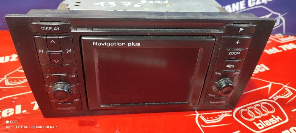 Radio Navigation Plus Blaupunkt z Kodem  Audi A6 C5 1999 Blask Gołdap