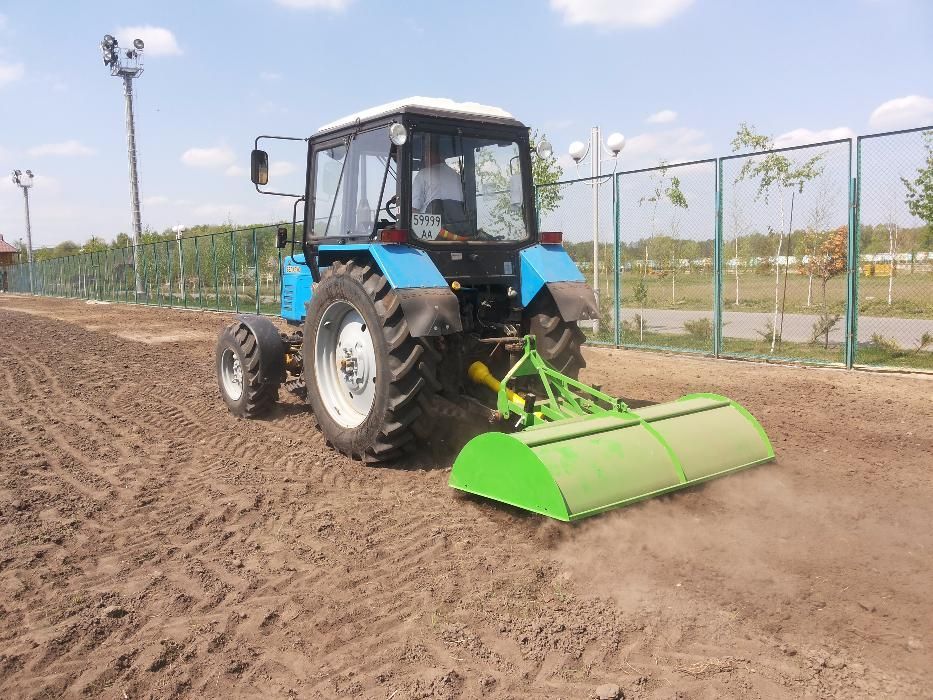 Аренда трактора с навесным оборудованием, грунтофреза