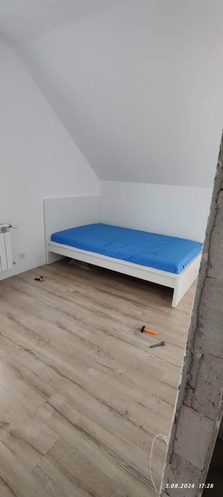 Łóżko Ikea Malm 120x200 + materac, 2 komody