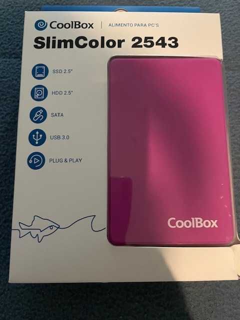 Caixa de disco externo Coolbox, tamanho "2.5"64740373058434120