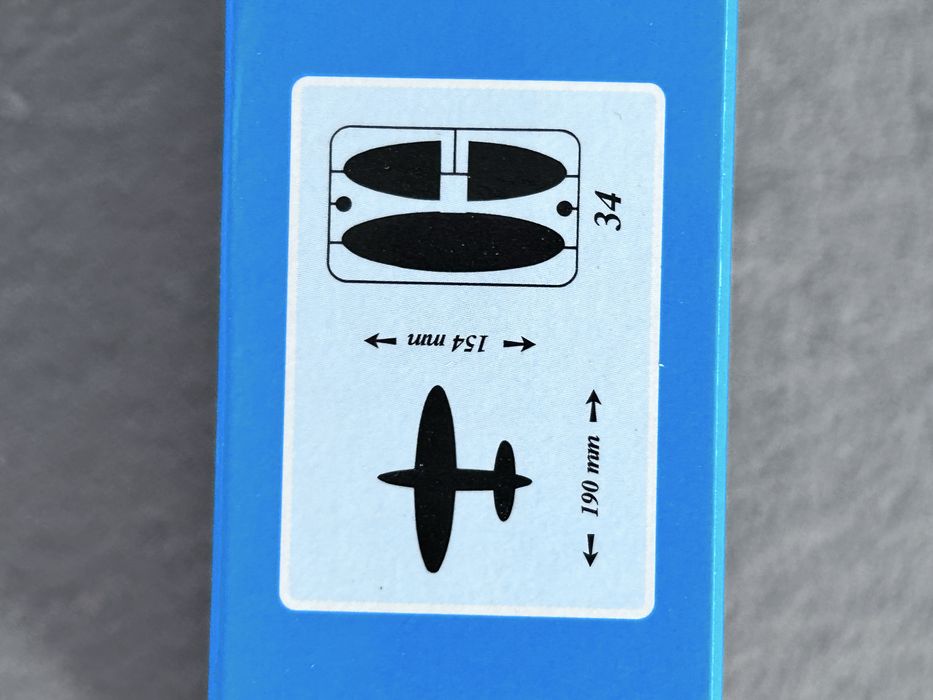 Samolot D.H.82 Tiger Moth model do sklejania Smer 0811