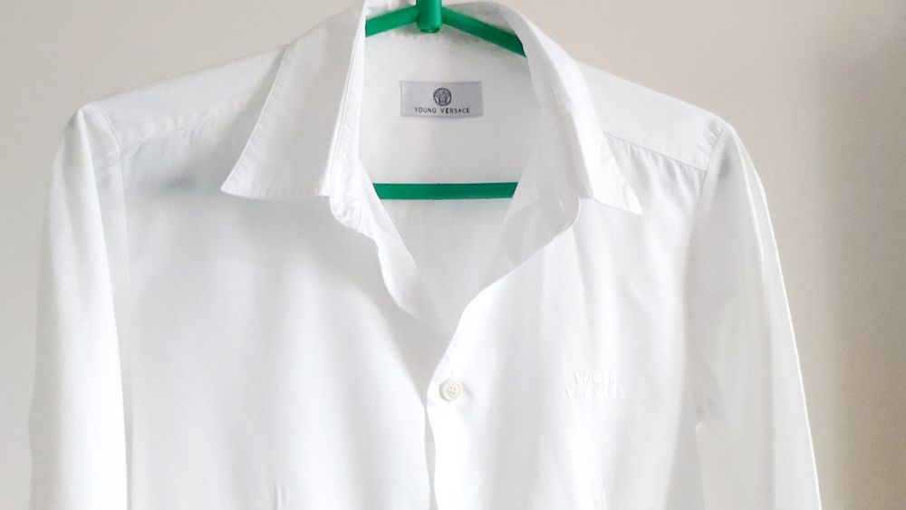 Versace jung koszula biała XS/S  taliowana jak nowa