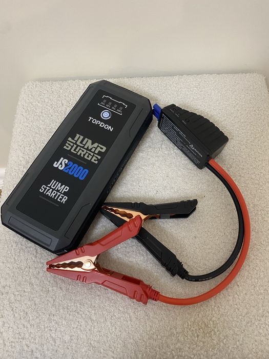 Бустер пуско-зарядний пристрій павербанк TOPDON JS2000 16000mAh 2000A