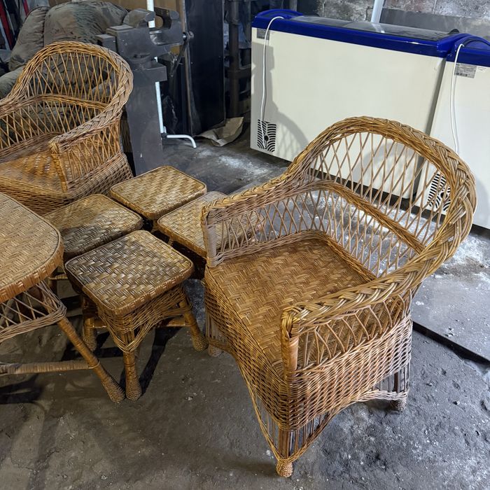 Комплект садових Меблів з Натурального Ротанга