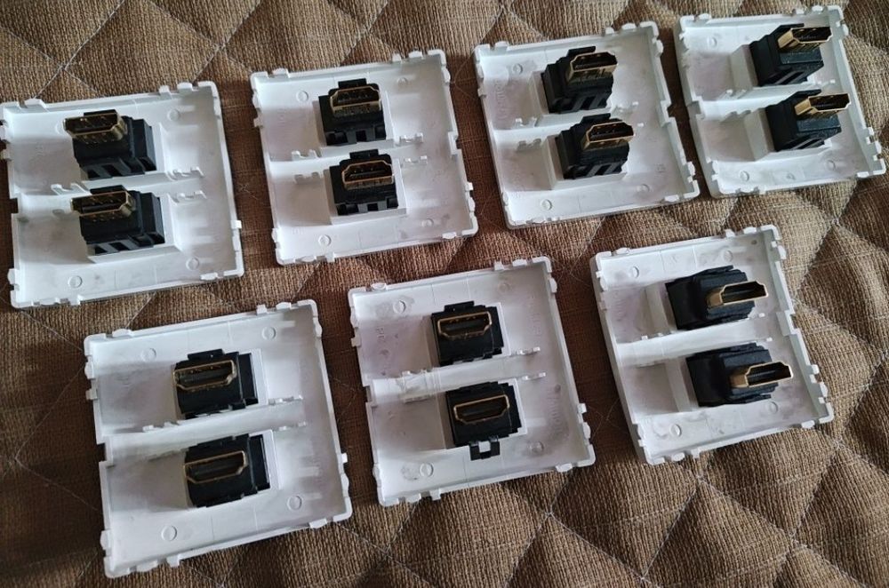 Розетки HDMI двойные HDMI разъем вход двойной SIMON PL-1329