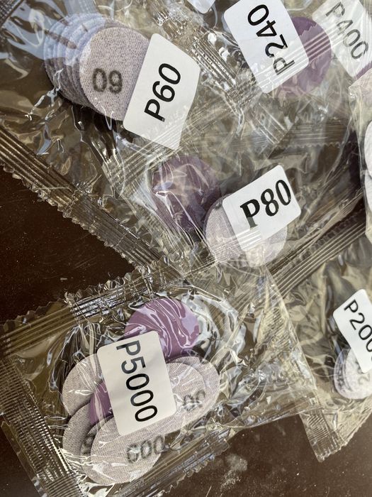 Zestaw do szlifowania polerowania reflektorów lamp krążki na rzep