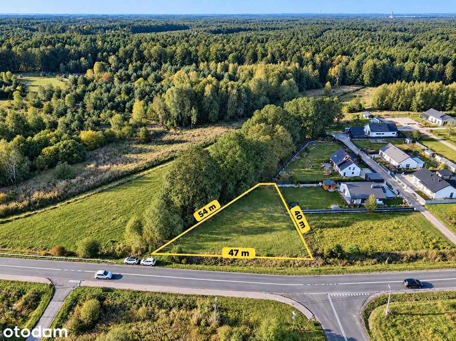 Działka budowlana 1036 m² | Połomia | Blisko lasu