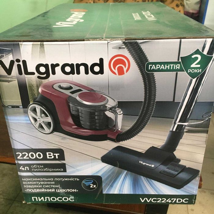 Пилосос ViLgrand з колбою