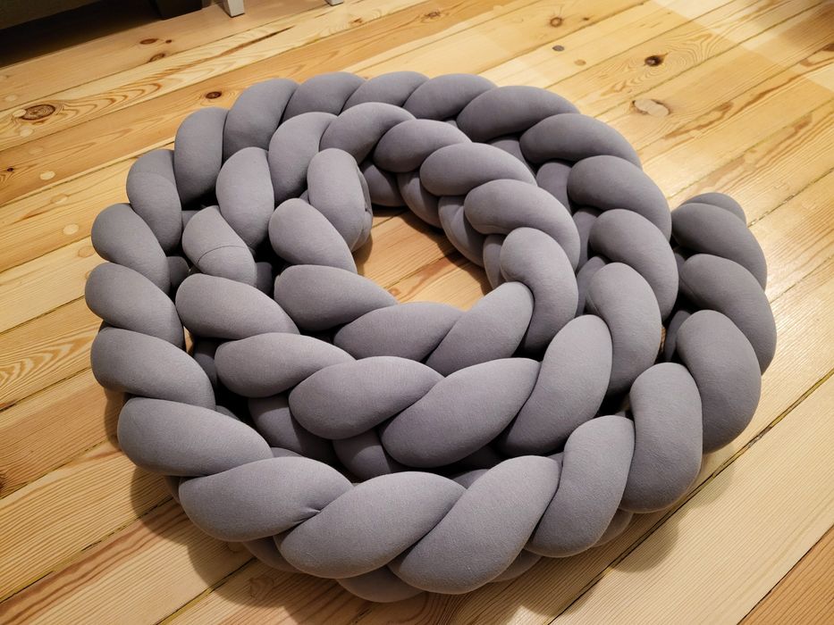 Warkocz ochronny do łóżeczka dziecięcego, ok. 380cm