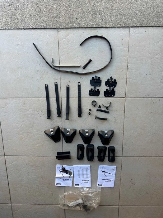 Suportes de bicicleta Thule com barras de tejadilho – completos