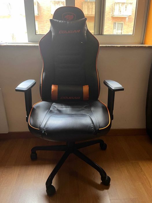 Cougar Fusion S Cadeira Gaming Preta/Laranja