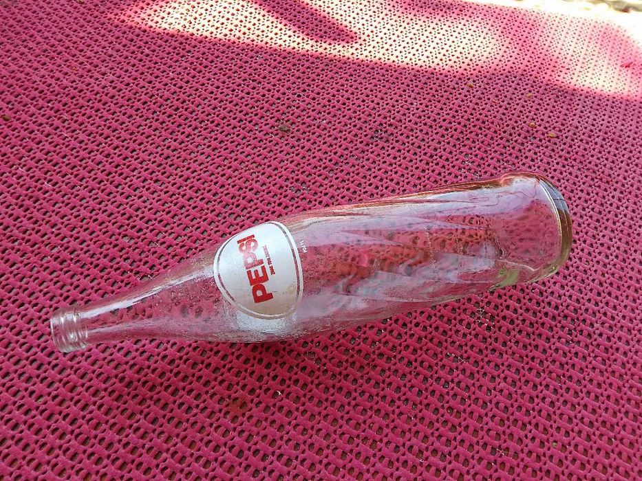 Stara butelka Pepsi Cola z czasów PRL-u duża 1 litr