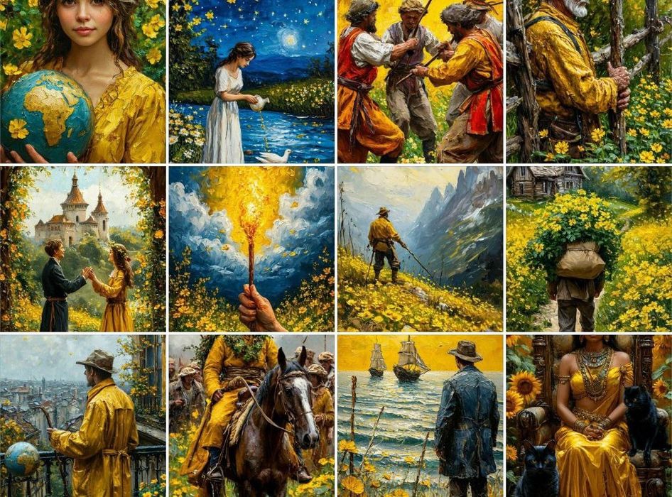 Обмін. Оригінал! Celandine Flower Tarot Таро Квітка Чистотіл Авторська