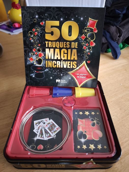 Caixa conjunto de magia para mágicos crianças e adultos