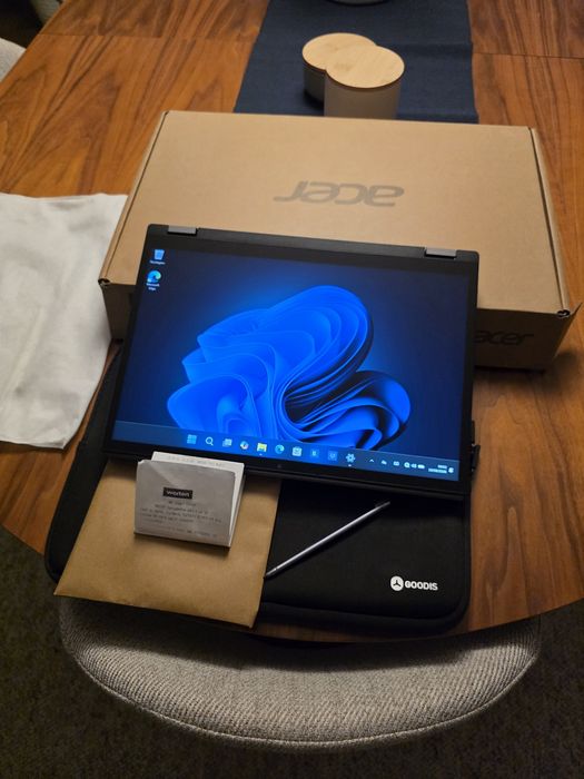 Acer Aspire Spin 14" Touchscreen + Pen 16GB 512GB, Acer Swift SnapDragon 1TB. Troca/retoma. Fatura, garantia, caixa, bolsa