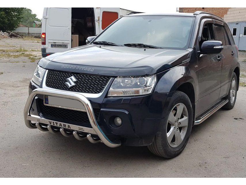 Suzuki Grand Vitara 2005-2017 рр. Кенгурятник WT004 (нерж)