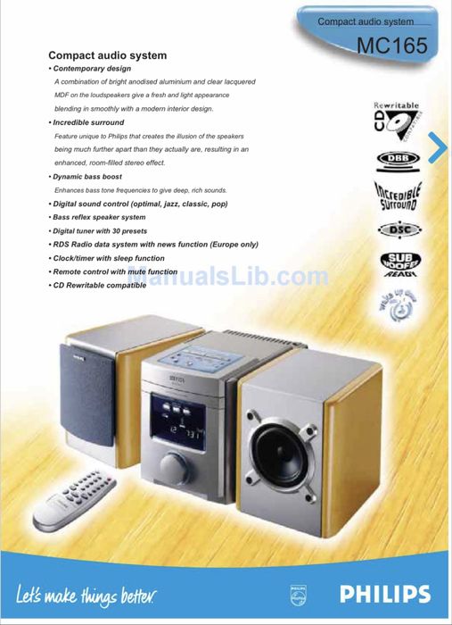 Музичний центр Philips MC 165