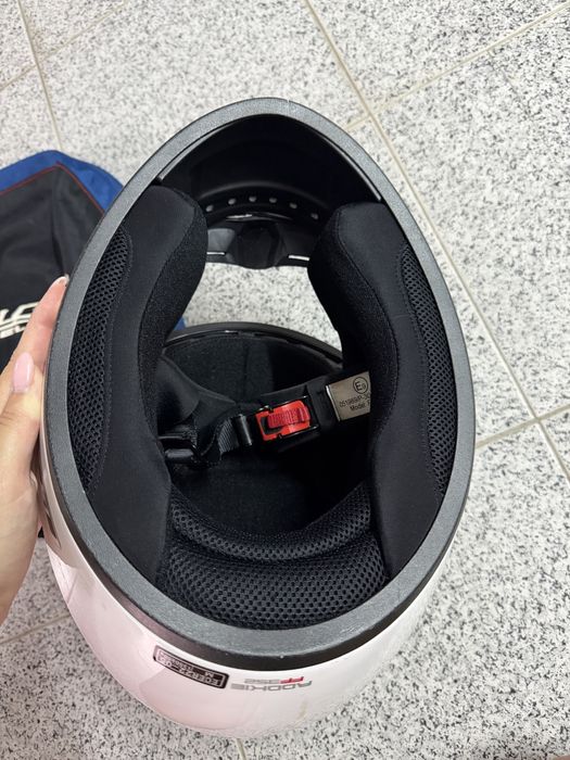 Capacete de mota L S2 Helmets com saco de protecao