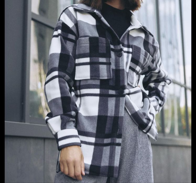 Куртка сорочка у клітинку