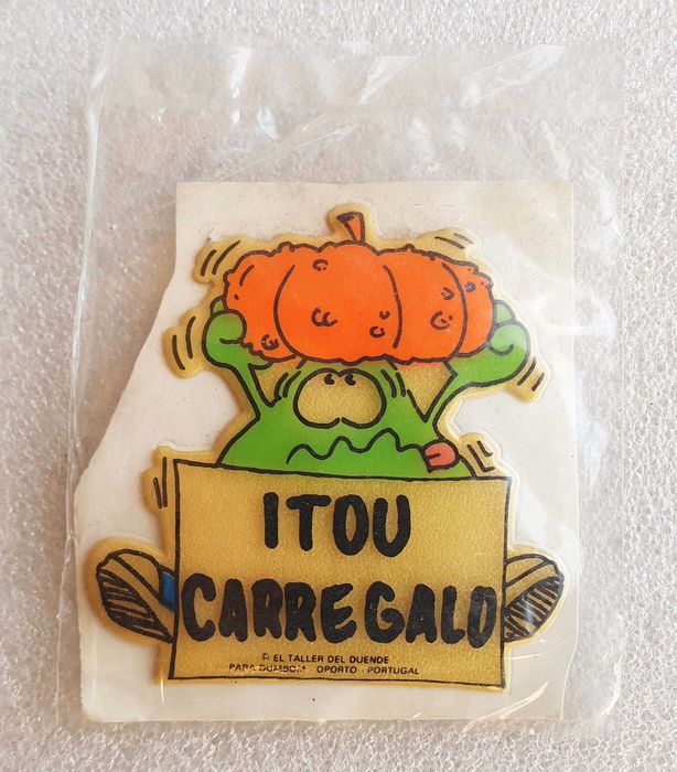 3 Antigos Autocolantes ~ "TOU" ~ Almofadados ~ Brindes Anos 80 ~ #3