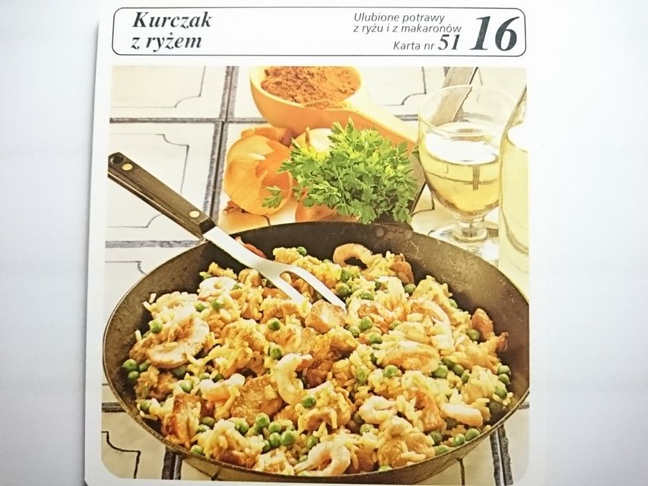 Karta Kulinarna Nr 51 Kurczak z Ryżem
