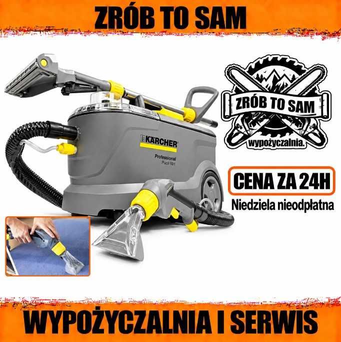 Odkurzacz piorący Karcher Puzzi 10/1 professional koncentrat proszek Karcher pranie tapicerki pranie wykładzin dywanów wynajem