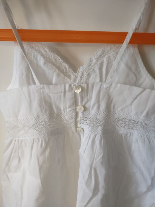 Bluzeczka szelki koronka Zara 128