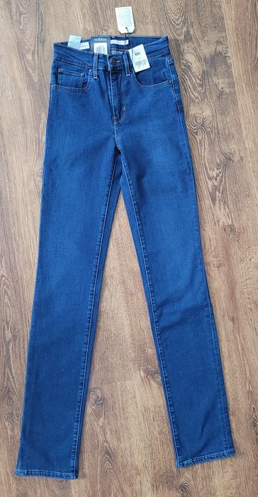Spodnie damskie jeansowe 724 high rise slim straight Levi's 24/32