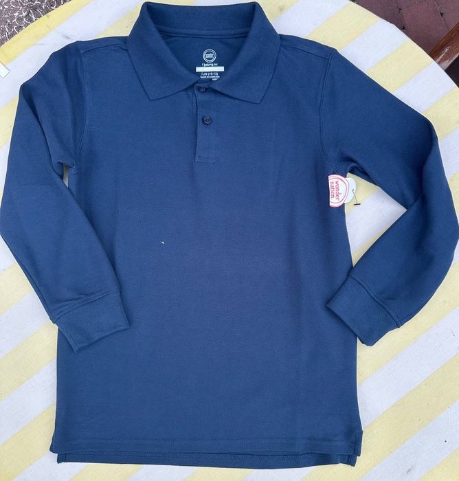 Поло для хлопчика з довгим рукавом School uniform 10-12 років