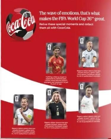 Trocas - Cromos Coca-Cola Copa 2026 (Panini)