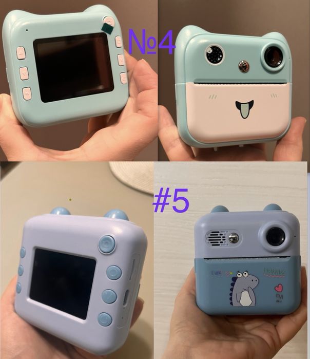 Дитячий фотоапарат з миттєвим друком принтер polaroid
