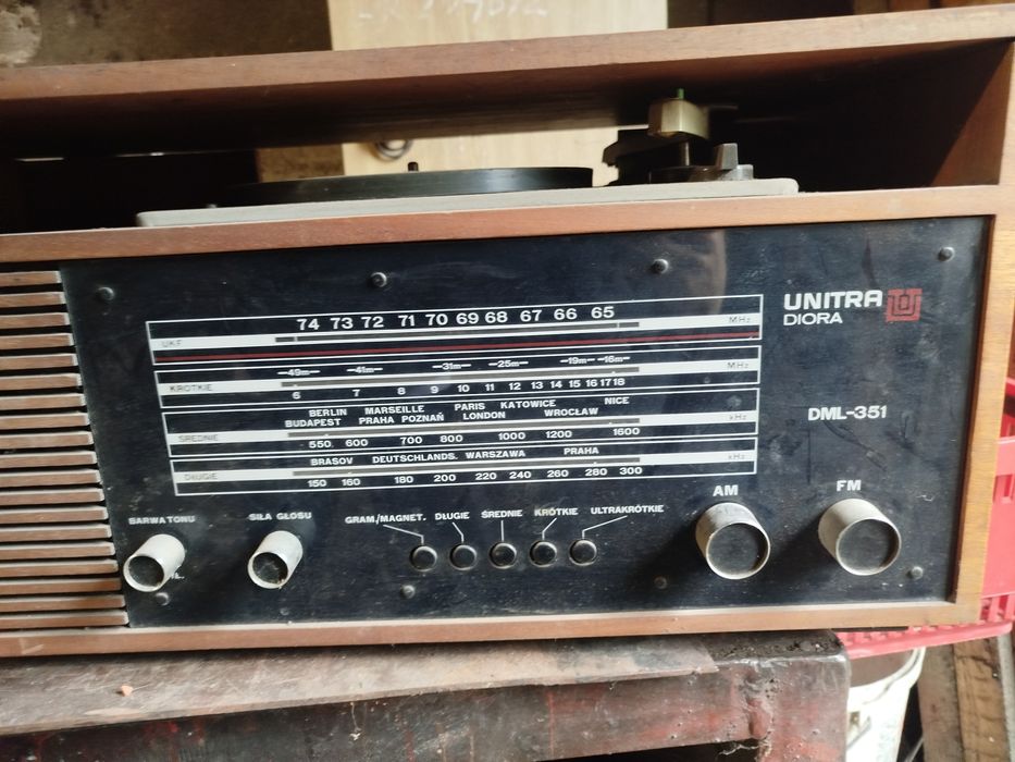 Unitra Diora DML-351 radio gramofon PRL