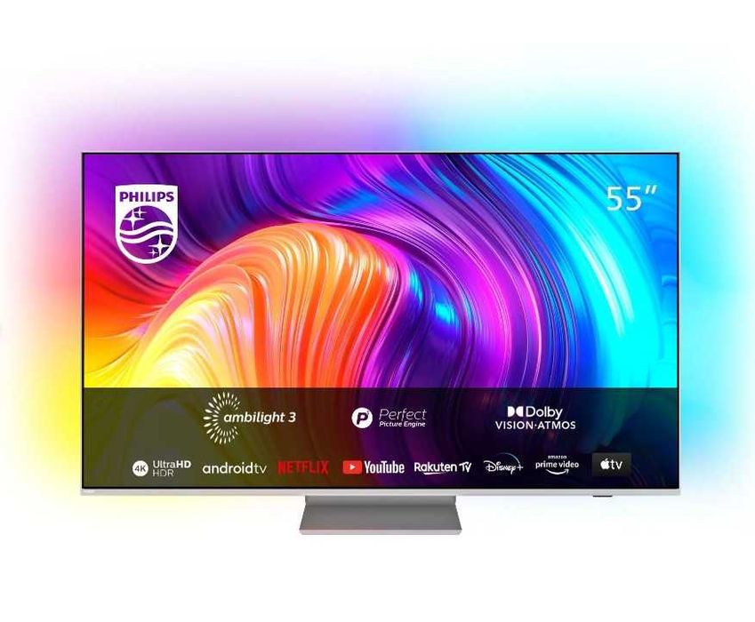 Telewizor Philips The One Ambilight LED 4K UHD Android 55PUS8807/12