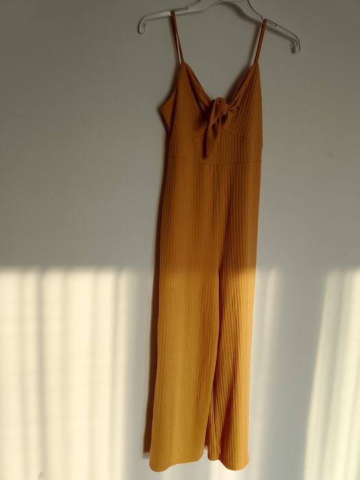 Musztardowy kombinezon S