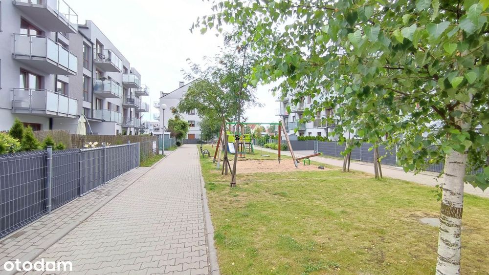 2 pokoje, 41,02m2, miejsce parkingowe, ogródek