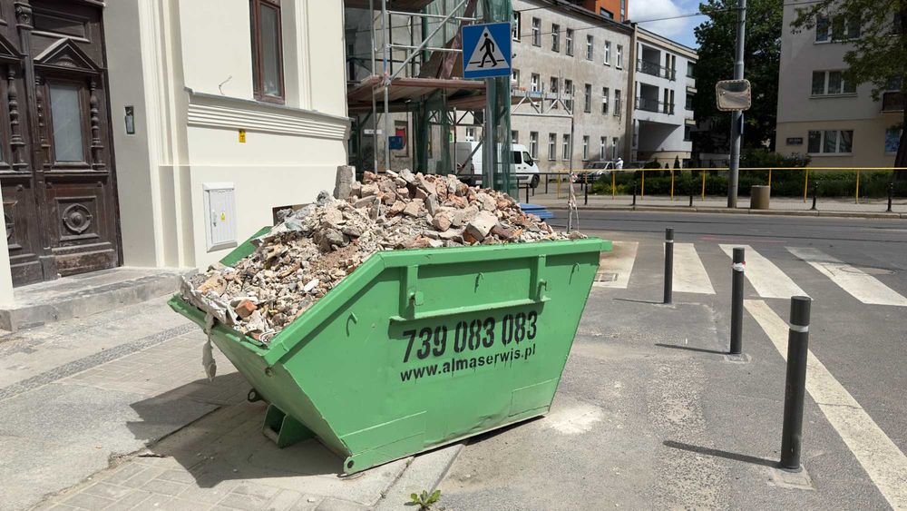 Wywóz GRUZU i śmieci Kostrzyn - NAJTAŃSZE kontenery od ręki w KOSTRZYNIE