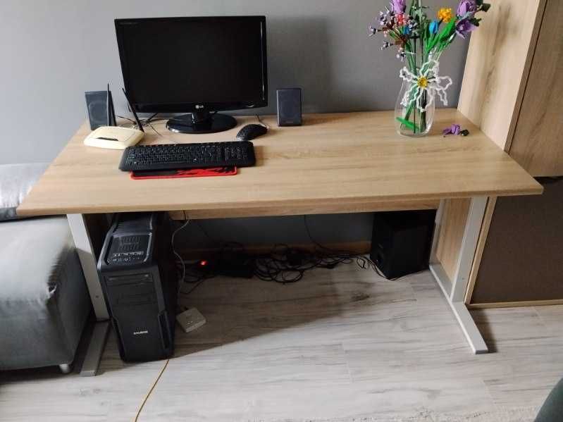 Biurko Brw Office 150 cm dąb sonoma