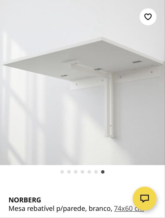 Mesa desdobravel de parede IKEA NORBERG