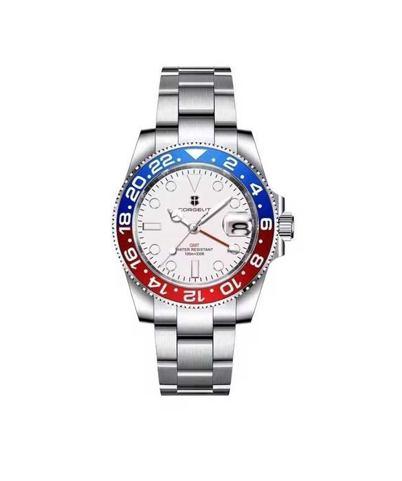 Kwarcowy Zegarek CORGEUT 40mm 515 GMT