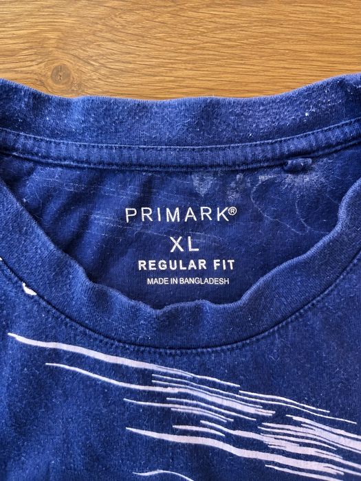 Primark XL T-shirt Tropical Azul/Havaiano